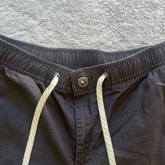 Vuori Men’s Charcoal Gray Ripstop Shorts Size Medium V370 Active Performance - Picture 3 of 8